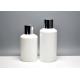 Slant shoulder 100ml 150ml Opal White Glass Bottle With Metal Aluminum Bottle Cap Primary Cosmetic Packaging Supply