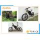 High Speed 1500w Full Suspension Powerful Electric Bike Steel Frame For