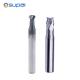 Tungsten Carbide Back Chamfer End Mill 4 Flute Coated 60 Degree