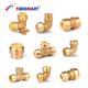 Brass Plumbing Elbow Fittings Lead free Quick Connect Pex Push Fit Fittings