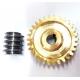 High Precision Worm And Worm Wheel Gear Wear Resistant Cylindrical Shape