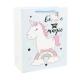 Unicorn pattern design ivory paper gift bag case on sale wholesale