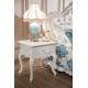 Europen Style Bedroom Furniture Wood Antique Flower Nightstand B-9001