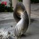 Metal Hotel Sculpture Large Modern Outdoor Stainless Steel Spiral for Garden Decoration