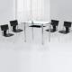 contemporary glass dining table and chairs xydt-042