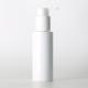 White Luxury Empty Lotion Bottles With Pump Pet Material 100ml For Shampoo