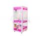 Attractive Bear Design Full transparent glass material toy scratch lift vending machine coin operated