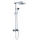 Chrome Contemporary Single Handle Tub And Shower Faucet , ABS Top Shower HN-4E22