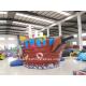 Inflatable Pirate Boat Combo 8x5m / Kids Outdoor Inflatable Pirate Ship Inflatable Combo