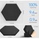 12 X 10 X 0.4 Hexagonal Design Self Adhesive Acoustic Panels Flame Resistant