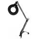 ESD Multifunctional Firm Black Color Clip On Table Magnifying Glass With Clamp