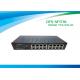 Single 10gb Fiber Optic Switch 1 Port SFP Slot 100BASE - Fx 16Port 10 / 100BASE - Tx