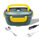 60W Stainless Steel Electric Lunch Box Warmer with Stainless Steel Cutlery Eu Plug