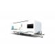 Counter Booth Meeting Area Hotel Trailer With Double Bed Eco Friendly Curtain Luxury Camper Trailer Rv