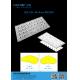 3030/2835 LEDs High Power 92% Tranmisttances 253×120mm LED Light Lens For Street Lighting & Parking Lot Lighting