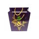 Disposable Rope Handle Gift Bags , Hot Stamping Happy New Year Gift Bag