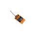 Square Normally Open Proximity Switch , NPN / PNP NO Sensor ABS Detection Surface