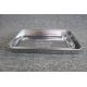 Premium multifunctional hotel guestroom accessories serving tray stainless steel rectangle medical tray