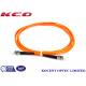 OM2 PVC LSZH 2.0m ST Fiber Optic Patch Cord MM ST UPC 2.0mm Simplex Duplex
