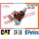 Common Rail Injector Fuel Injecto 20R-1267 20R-1268 20R-1269 392-0206 150-4453  For 3512B Excavator 3512C 3516B