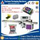 Horizontal packaging machine for sponge , scourer, foam, baorbent cloth