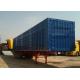 40T 60T Payload 45ft Steel Wall Dry Freight Box Truck Semi Trailer