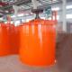 Double Impeller Gold Leaching Stirred Tank For Mining