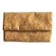 Mini Style Cork clutch 6.7''x4.5'' with button closure, customized color is available