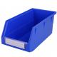 Solid Box PP Material Stackable Open Front Plastic Storage Bin for Shelf Organization