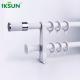 High Quility Aluminum Window Curtain Rod With Brackets Fittings Set And Finials For Living Room