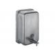 Inox material Washroom Hub Brushed Stainless Steel Soap Dispenser 1000ml  Vertical Dispenser