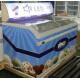 Energy Saving Ice Cream Display Chest Freezer , 528L Curved Glass Doors Commercial Refrigerator, Island Freezer