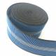 3 Inch Sofa Elastic Webbing 70mm Width Blue 10%-20% Elongation With White Lines