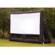 Custom 6 Meter Inflatable Cinema Screen Flame Retardant For Parties / Weddings