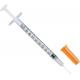 Transparent Disposable Injection Insulin Syringes U-40 EO Gas 1ml 0.5ml