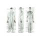 50GSM Full Body Protection Suit / White Disposable Protective Clothing