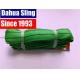 Green Heavy Duty Polyester Endless Round Slings 2 ton for port loading
