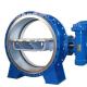 DN150 DN1800 Butterfly Valve PN16 Double Flange Double Eccentric Soft Sealed BS5163