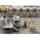 Customized Beer Brewing Equipment , Easy Operate Microbrewery Brewing Equipment