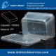 PP 1000ml thin wall disposable rectangular plastic food box/ transparent packaging mould