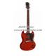 39" Electric Guitar -  "Gibson SG " style Solidwood matt color Rock Series AG39-SG2