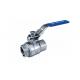 2 Inch Full Bore Reduced Floating Ball Valve Wafer Type DN100
