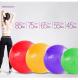 Diameter 55cm Pilates Gym Ball , Ecofriendly Pink Massage Ball PVC Material