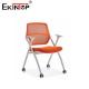 Discounted Training Room Chairs with Wheels and Armrests Modern Style