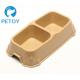 Biodegradable Bamboo Pet Bowl  Fiber Dog Cat Food Bowls Water Feeding