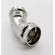 316l Stainless Steel Pipe Fittings 45 Degree Equal Elbow