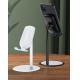 Angle Height Adjustable Cell Phone Stand for Desk, Fully Foldable Phone Holder, Tablet Stand