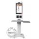 Palmprint Reader 24 32 POS Touch Screen Automated Self Service Kiosk with Tray Printer QR Code Scanner for Supermarket