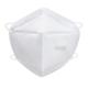 White  Foldable KN95 Face Mask High Efficiency Filter CE FDA  Approved