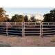 Corral 6 Bar Oval Tube Horse Fence Panels Hot Dip Galvanized 1.8x2.1m